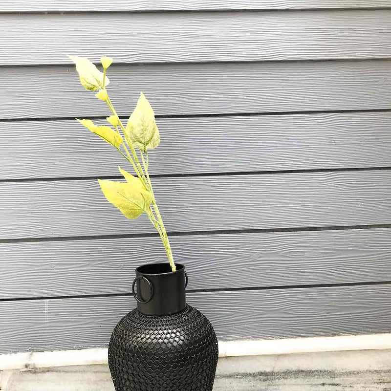 Plastic Plants - Artificial Leaves - For Vase & Table Décor - Set of 4 - ApkaMart