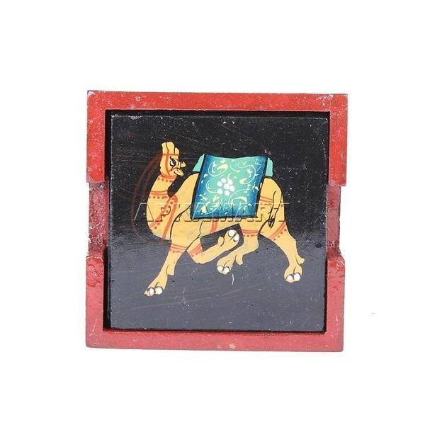 Coffee Coaster Set - 4 Inch - For Dining Table - ApkaMart
