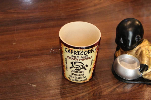Capricorn Zodiac Coffee Mug - For Birthday Gift - 4 Inch - ApkaMart