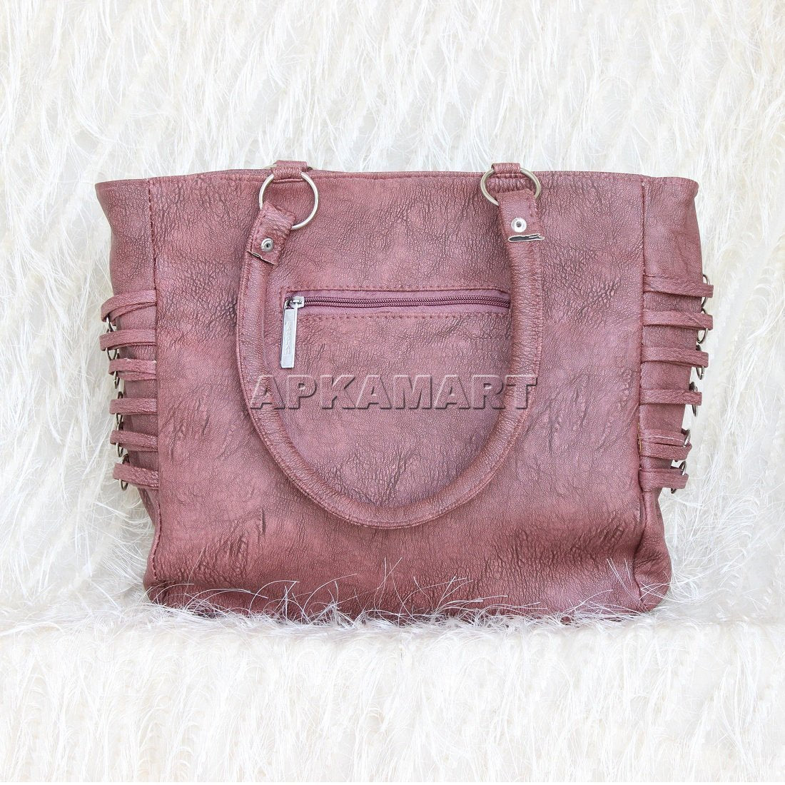 LAMANSH® Jerry work handcrafted beads handle hand bags for women ( Siz –  Lamansh