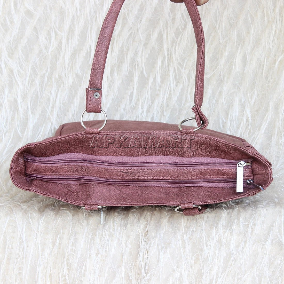 Black Leather Crossbody Purse with exterior pocket and zipper - Mini  Crossbody bag | Laroll Bags