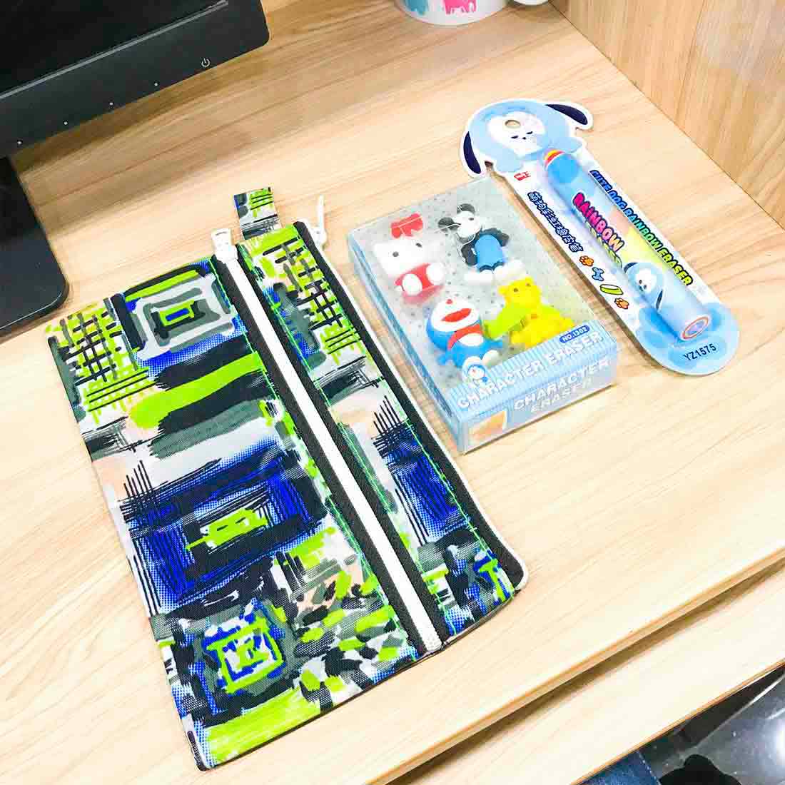 Pencil Box Pouch - Writing Kit - For Girls & Boys - ApkaMart