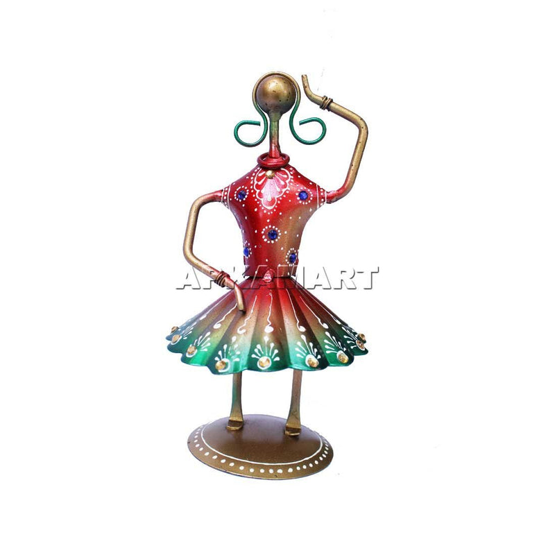 Dancing Lady - Female Figurines - For Side Table Decoration - 8 Inch - ApkaMart