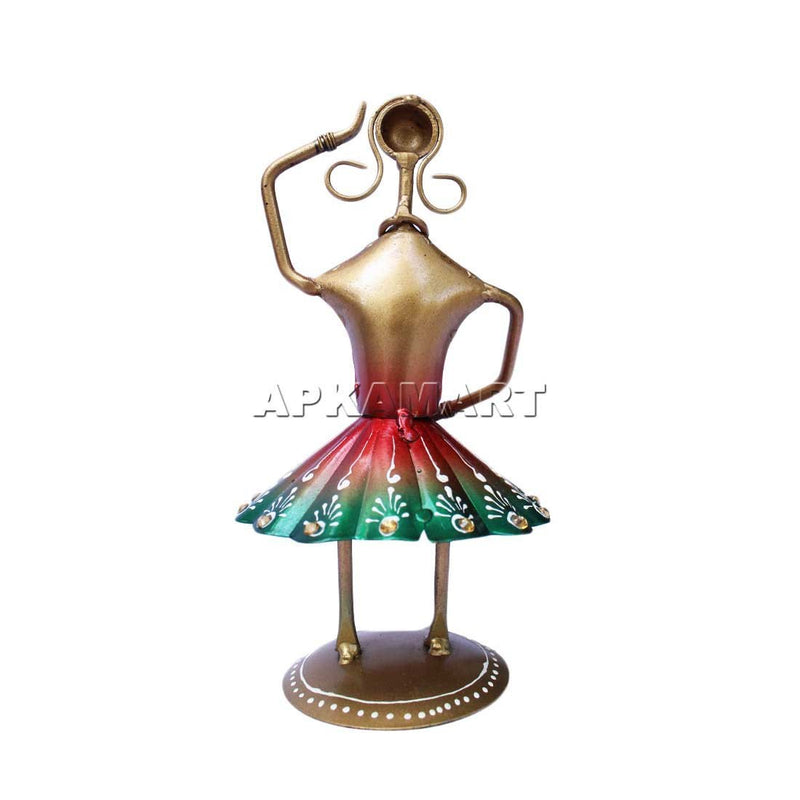 Dancing Lady - Female Figurines - For Side Table Decoration - 8 Inch - ApkaMart