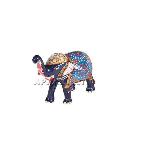 Elephant Showpiece - for Good luck & Gifts - 6 Inch- Set of 2 - ApkaMart