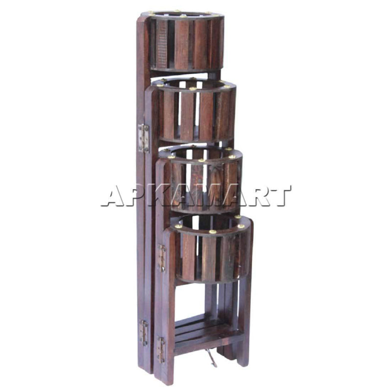 Wooden Flower Planter | Indoor Flower Planter - For Home Decor & Gifts - 31 Inch - ApkaMart