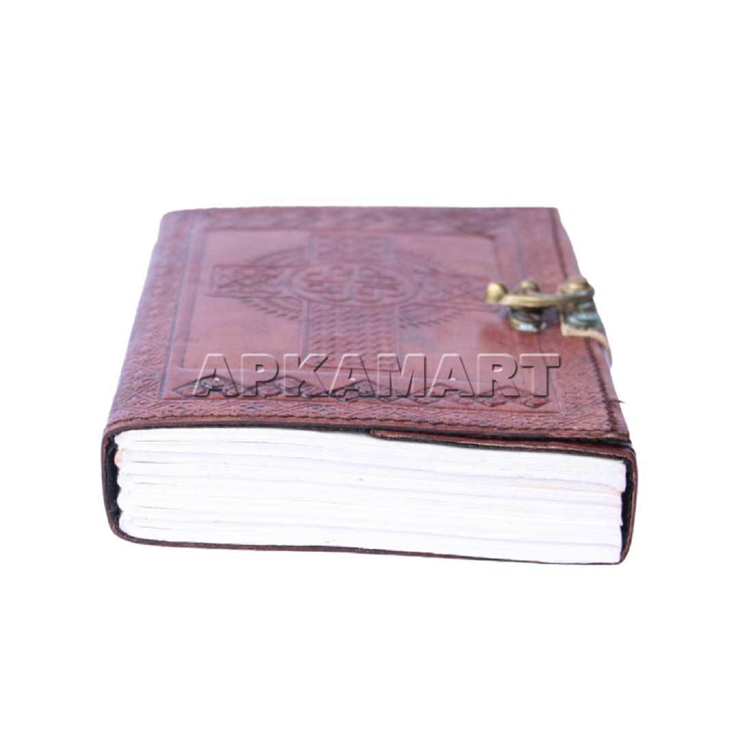 Leather Journal Notebook -  Writing Journals for Men & Women - 7 Inch - ApkaMart