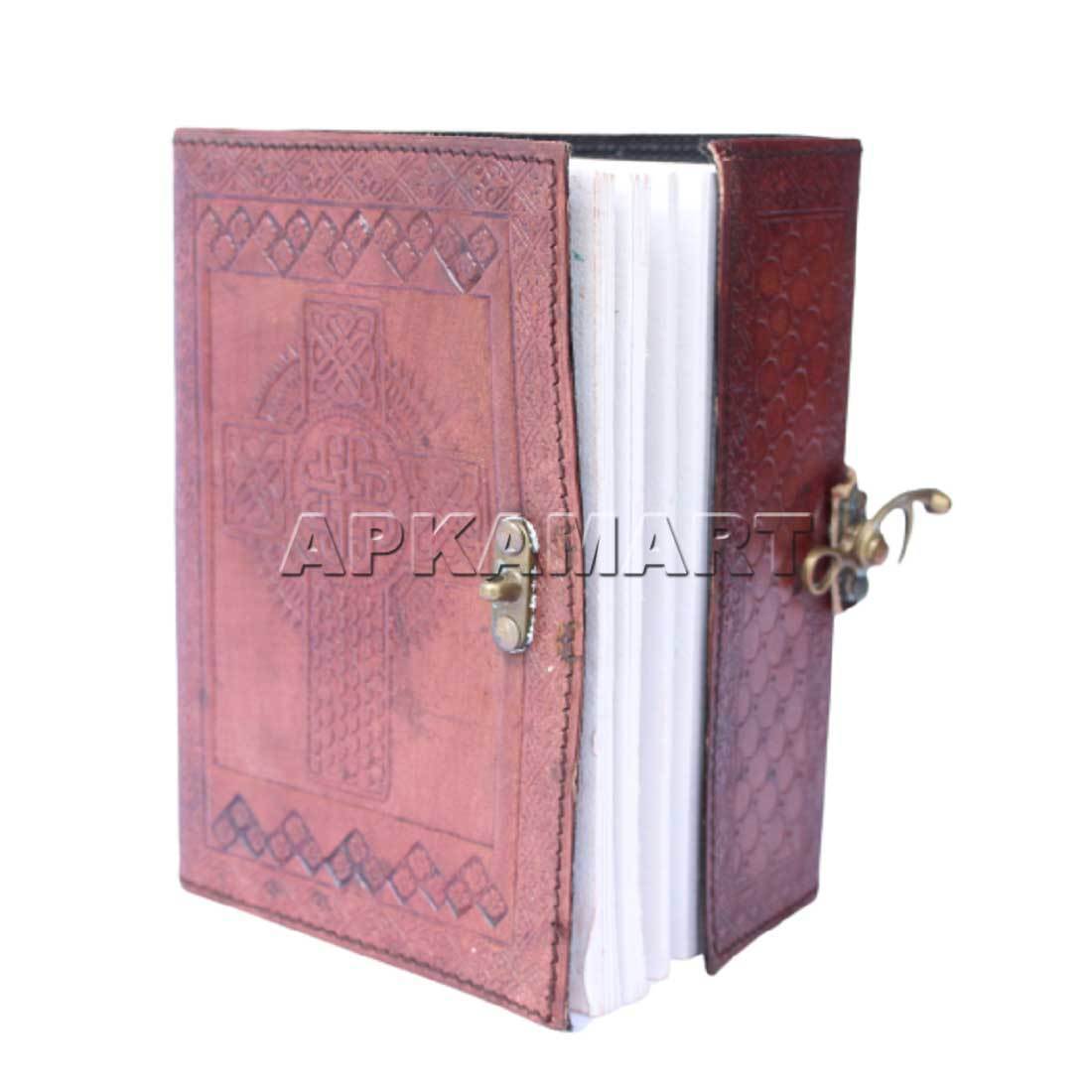 Leather Journal Notebook -  Writing Journals for Men & Women - 7 Inch - ApkaMart