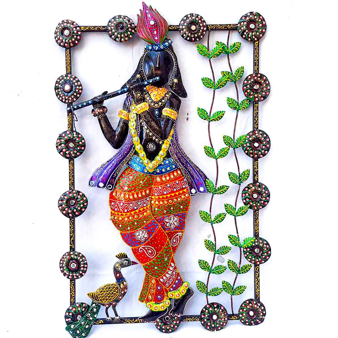 Wall Art Decor - Krishna Wall Hanging - For Home Decor & Gifts -  35 Inches - ApkaMart