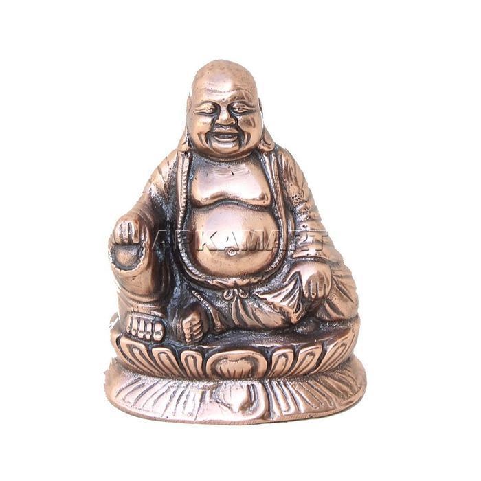 Buddha for Luck  | Laughing buddha for Wisdom & Fortune - 6 Inch - ApkaMart