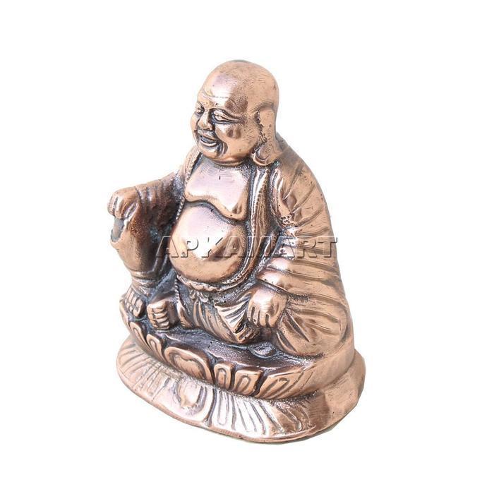 Buddha for Luck  | Laughing buddha for Wisdom & Fortune - 6 Inch - ApkaMart