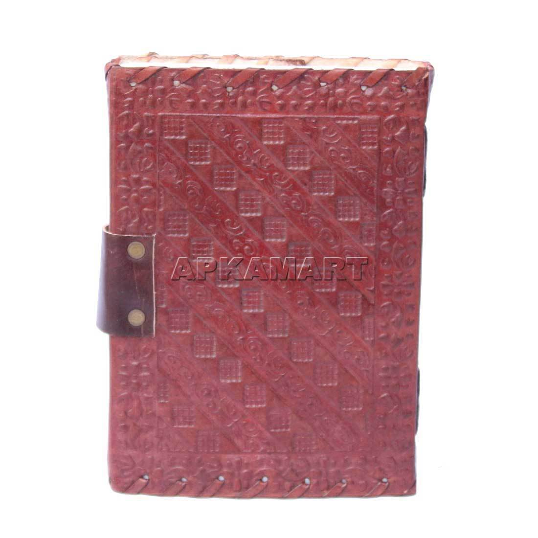 Antique Travel Diary | Leather Notebook for Work - 6 inch - ApkaMart