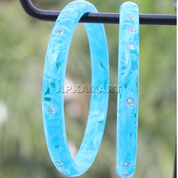 Light Blue Bangles - ApkaMart