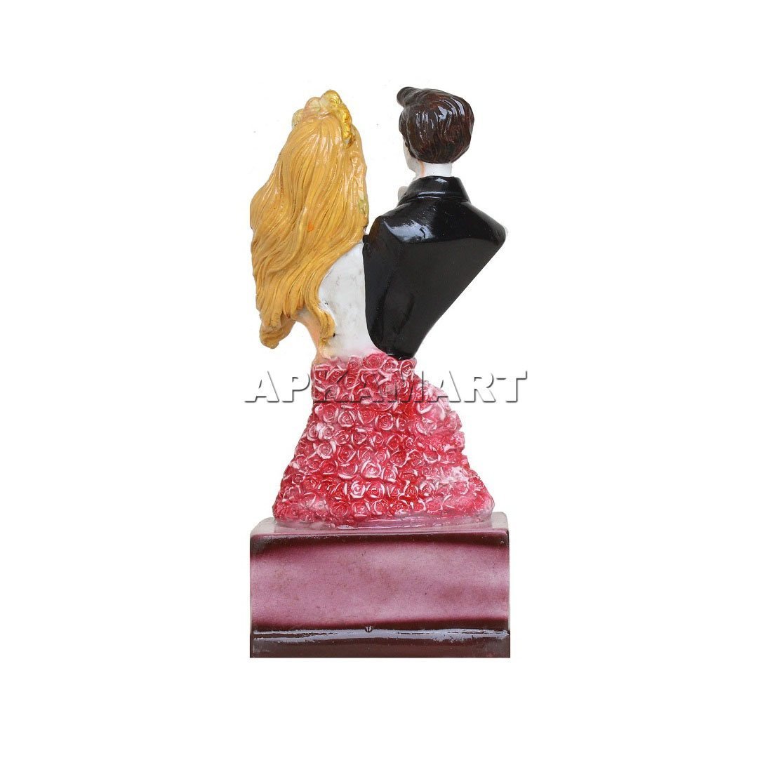 Buy ELEGANT LIFESTYLE Romantic Kiss Couple Statue with Light for Home Decor  Gift Ideal Valentine Day, Wedding Parties Gift, Loving Romantic Bedroom  Night Lamp & Decorative Showpiece - 14 cm Online at