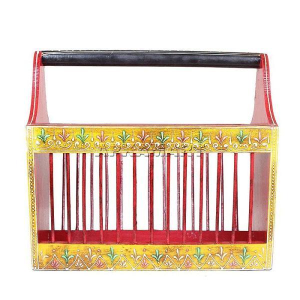 Newspaper and Magazine Stand - For Living Room & Home - 14 Inch - ApkaMart