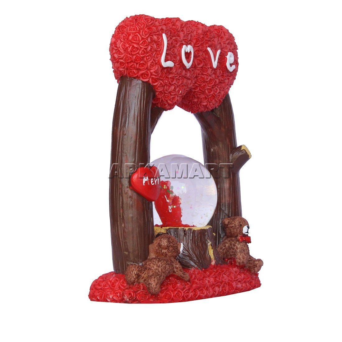 Love Couple Showpiece - For Home Decor & Valentine Day Gift  - 9 Inch - ApkaMart