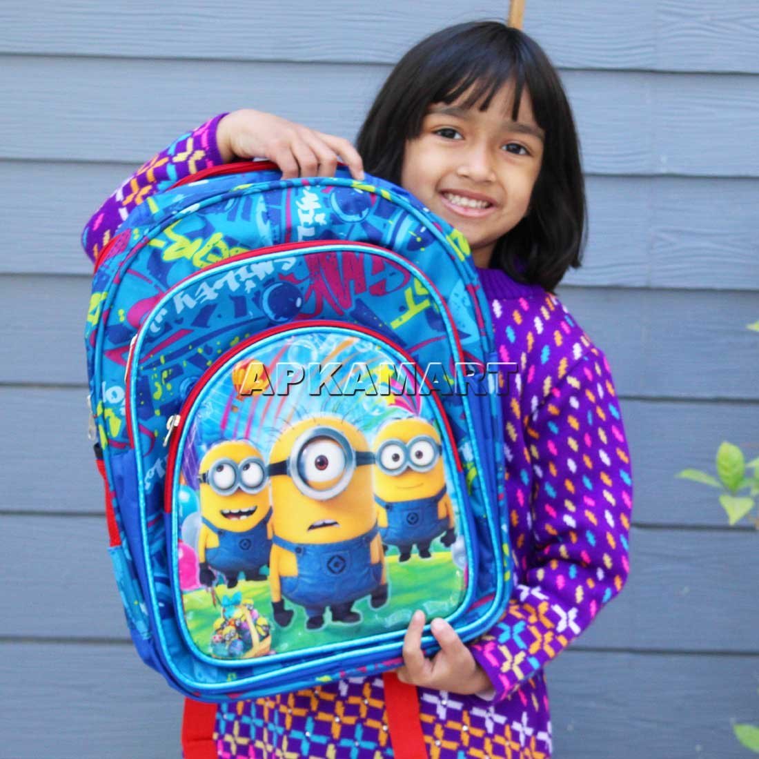 apkamart minion school kid backpack 15 inch 14680926781536