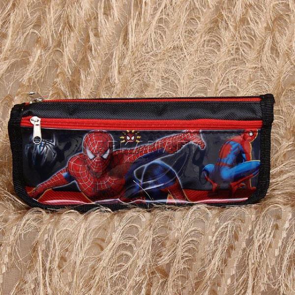 Pencil Box Pouch - Spider Man Design - for Kids, Children, School Student, Office, Return Gifts - ApkaMart