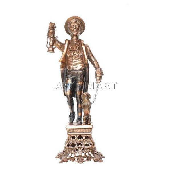 Night Watchman - Antique Showpiece - For Table Decor & Gifts - 27 Inch - ApkaMart