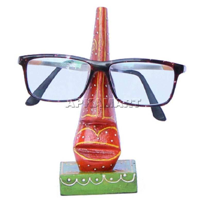 Three Nose Shaped Wooden Spectacle Holders Glasses Holders Wooden Nose  Eyeglass Stands 