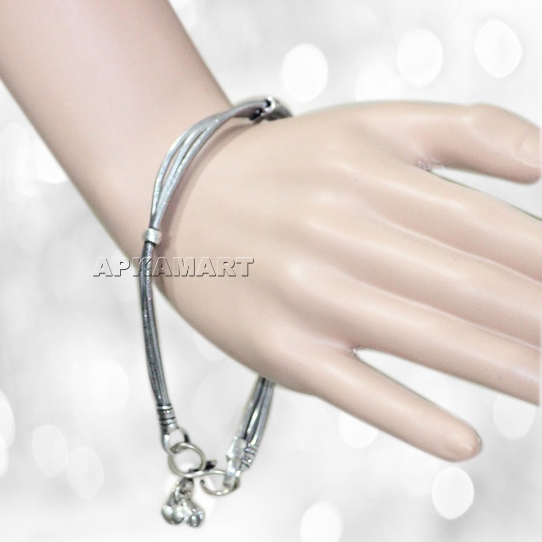 Oxidised Silver Bracelet - ApkaMart