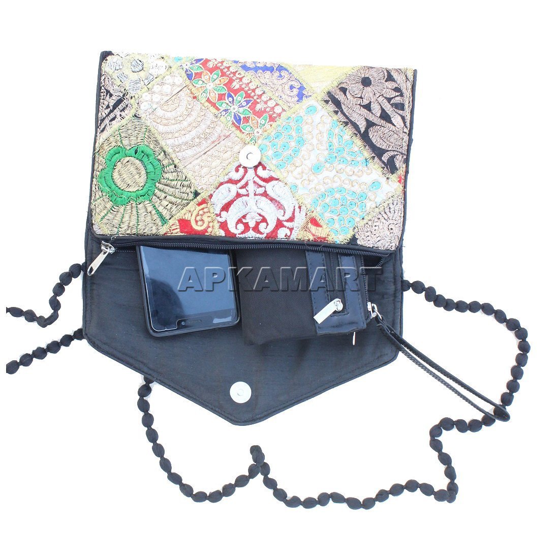 Shanvi handicraft Women's Moti Crafted Stylish Hand Bag Clutch : Amazon.in:  Fashion