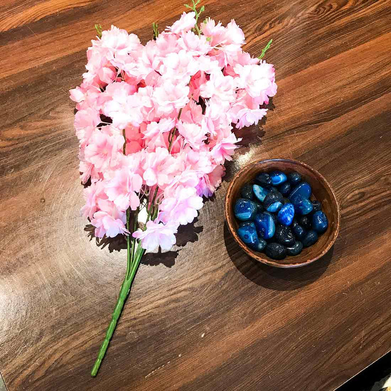 Pink Artificial Flower Bouquet - For Vase & Table Décor - ApkaMart
