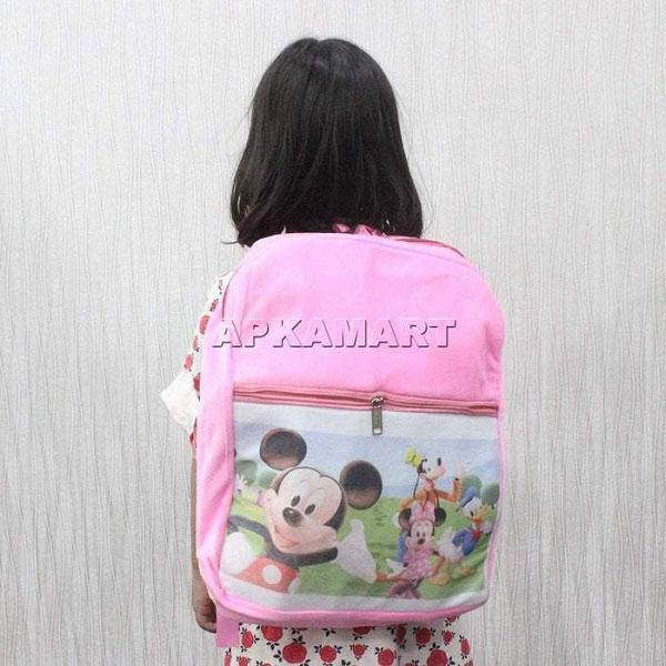 Backpack for School Kids - Mickey & Friends Design - For Girls & Boys - ApkaMart