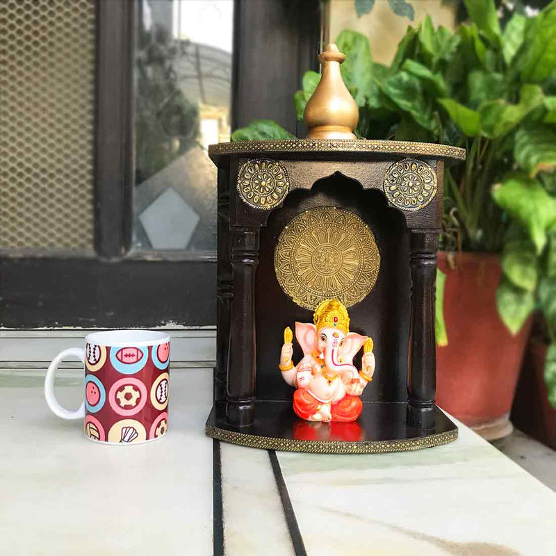 Home Temple | Puja Mandir for Home & Gifts - 15 Inch - ApkaMart