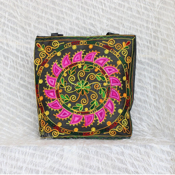 Buy Shristi Handicraft Women's Rajasthani Jaipuri Bohemian Art Tote Bag  (Multicolour, Large) (Multicolour) at Amazon.in