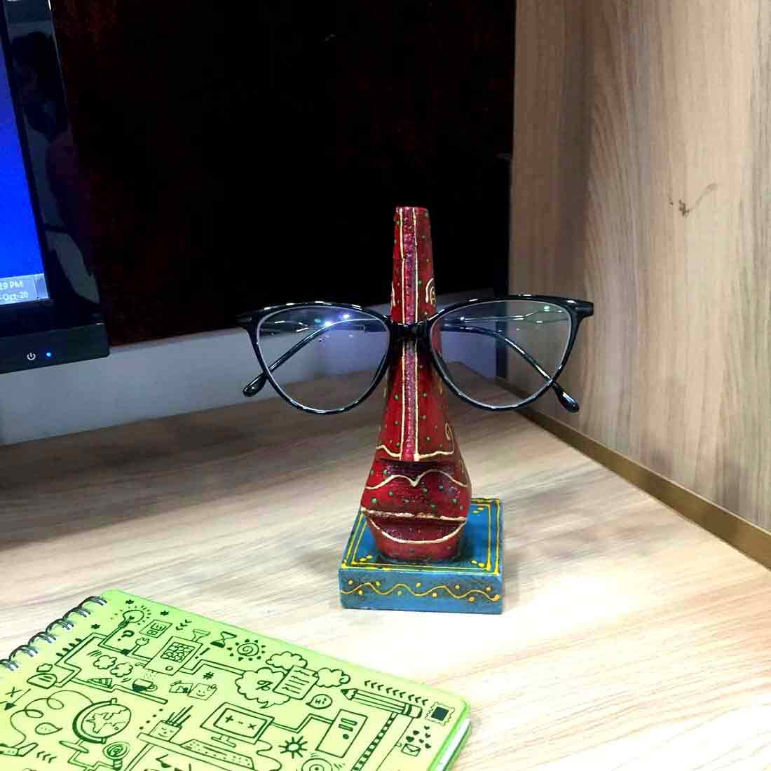 Spectacles Holder Stand | Wooden Spectacle Holder - 6 Inch - ApkaMart