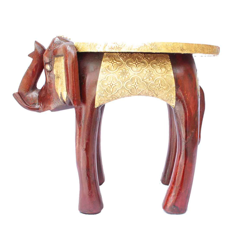 Antique Elephant Showpiece - For Table Decor & Living Room Decor -  8 Inch - ApkaMart