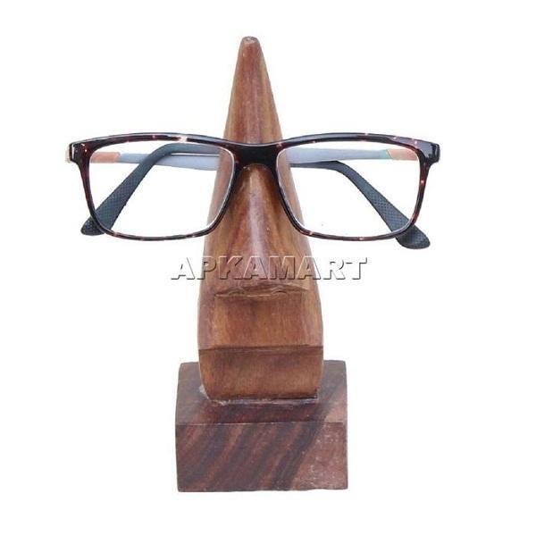 Spectacle Holder | Wooden Glass Holder - 6 Inch - ApkaMart