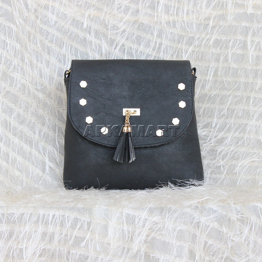 Stylish Black Sling Bag - Handbags for Women - ApkaMart