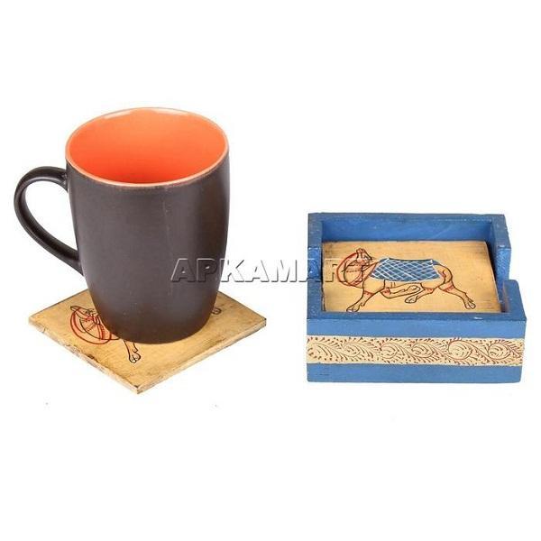 Tea Cup Coaster - 4 Inch - For Table Decor - ApkaMart