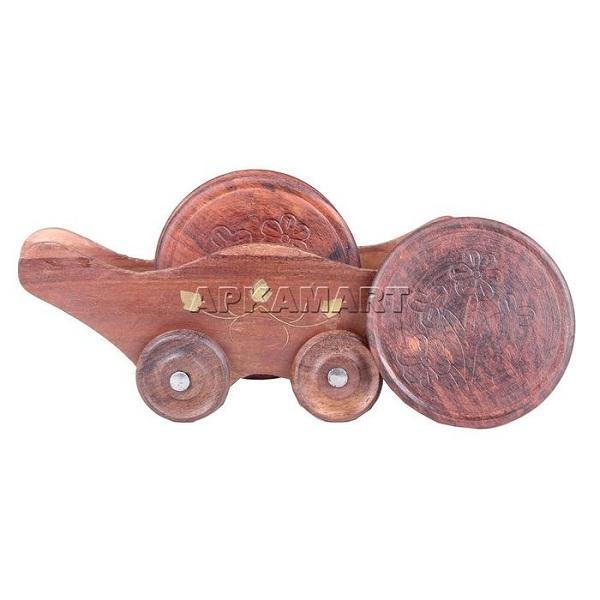 Wooden Tea Coaster - 7 Inch - For Dining - ApkaMart