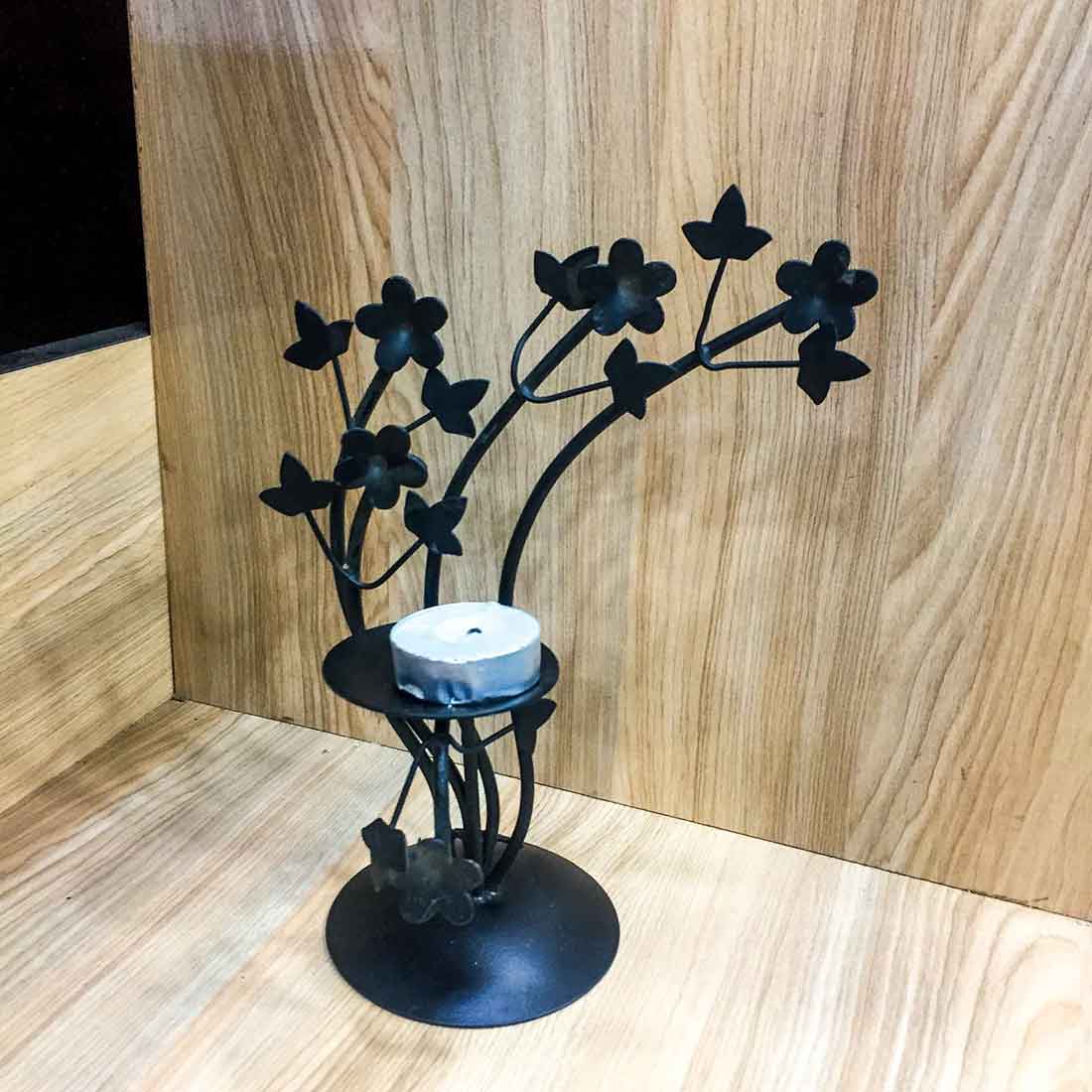 Decorative T Light Holder - For Table & Home Decor - 9 Inch - ApkaMart