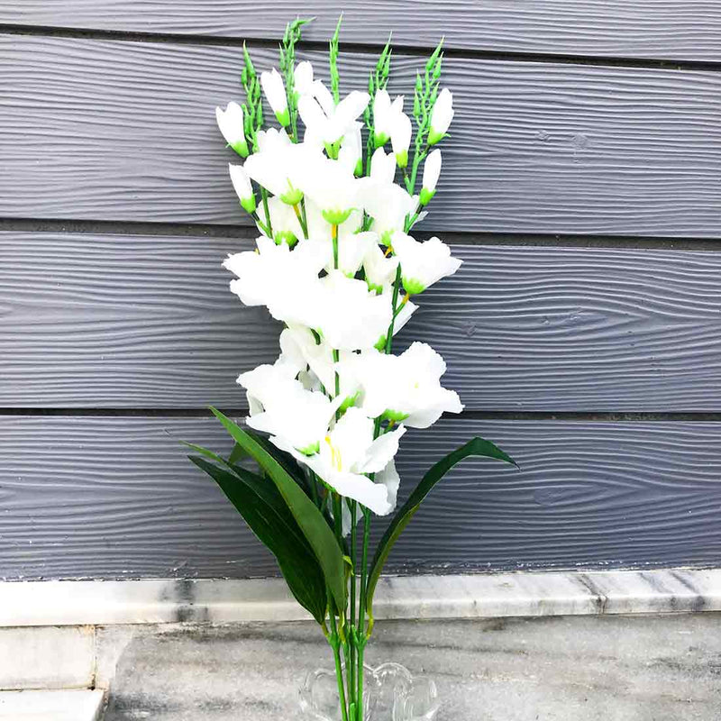 White Artificial Flower Bouquet -For Home Decoration - ApkaMart