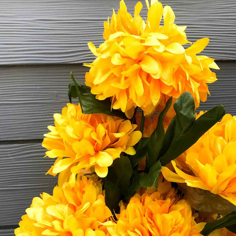 Artificial Flower Bouquet - Yellow Flower - For Vase & Table Décor - ApkaMart