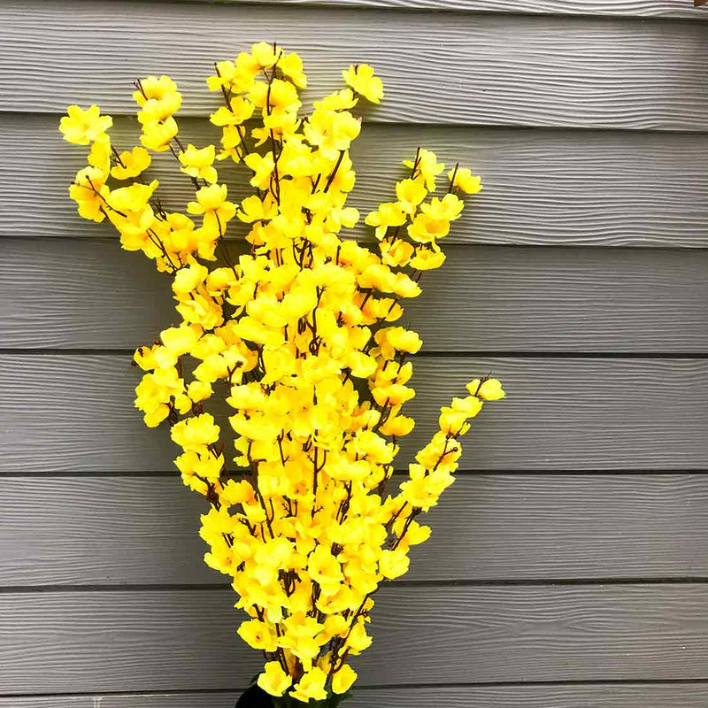 Artificial Flowers - Yellow Flower - For Table & Home Décor - ApkaMart