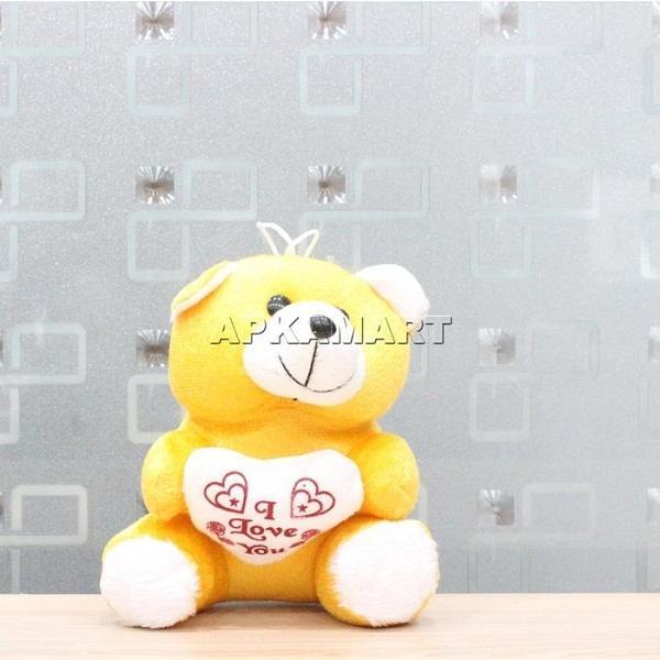 Yellow Heart Teddy - ApkaMart