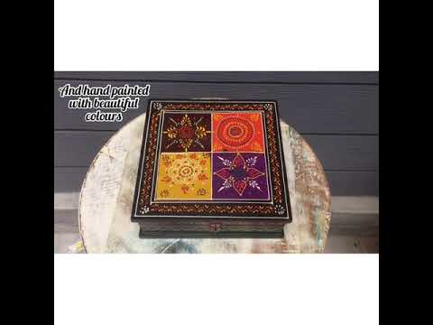 Jewellery Box for Earrings | Jewellery Organizer - 8 Inch- Apkamart #Style_pack of 1