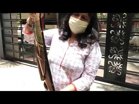 Tribal Women Mask Wall Hanging - 21 Inch - Apkamart